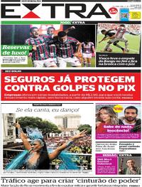 Capa do jornal Extra 29/01/2024