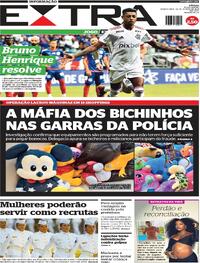 Capa do jornal Extra 29/08/2024