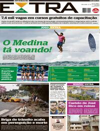 Capa do jornal Extra 30/07/2024