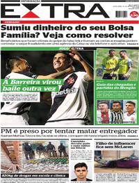Capa do jornal Extra 30/08/2024