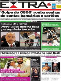 Capa do jornal Extra 31/01/2024