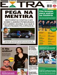 Capa do jornal Extra 31/07/2024