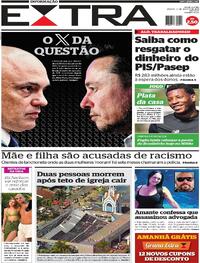 Capa do jornal Extra 31/08/2024