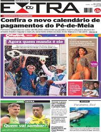 Capa do jornal Extra 01/03/2025