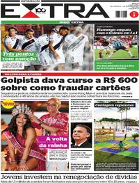 Capa do jornal Extra 01/09/2025