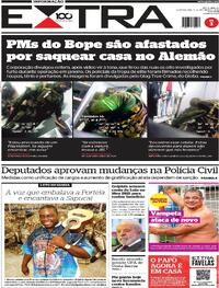Capa do jornal Extra 01/10/2025
