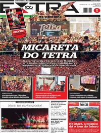 Capa do jornal Extra 01/12/2025