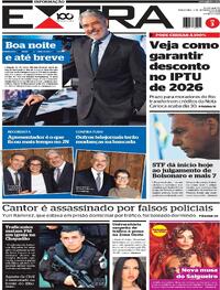 Capa do jornal Extra 02/09/2025