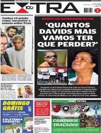 Capa do jornal Extra 03/06/2025