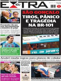 Capa do jornal Extra 03/09/2025