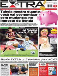 Capa do jornal Extra 03/10/2025