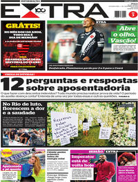 Capa do jornal Extra 03/11/2025