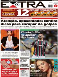 Capa do jornal Extra 04/05/2025