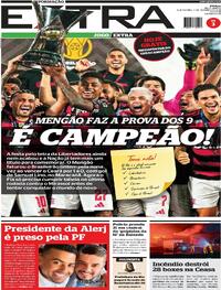Capa do jornal Extra 04/12/2025