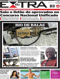 Capa do jornal Extra 05/02/2025