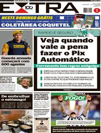 Capa do jornal Extra 05/06/2025
