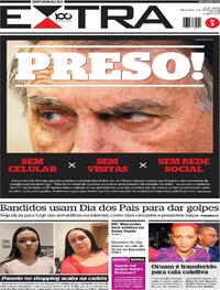 Capa do jornal Extra 05/08/2025