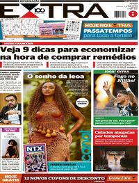 Capa do jornal Extra 06/04/2025