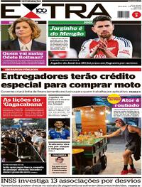 Capa do jornal Extra 06/05/2025