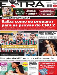 Capa do jornal Extra 07/07/2025