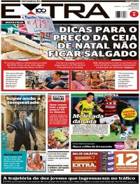 Capa do jornal Extra 07/12/2025