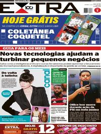 Capa do jornal Extra 08/06/2025