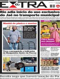 Capa do jornal Extra 09/01/2025