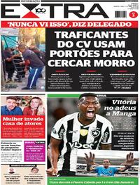 Capa do jornal Extra 09/04/2025