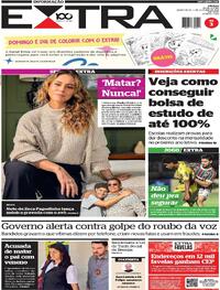 Capa do jornal Extra 09/10/2025