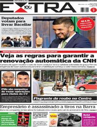 Capa do jornal Extra 09/12/2025