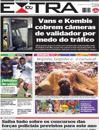 Capa do jornal Extra 10/02/2025