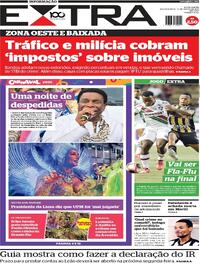 Capa do jornal Extra 10/03/2025