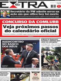 Capa do jornal Extra 10/06/2025