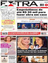 Capa do jornal Extra 10/10/2025