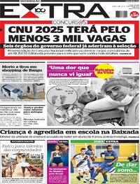 Capa do jornal Extra 11/02/2025