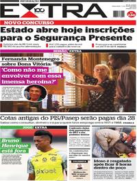 Capa do jornal Extra 11/03/2025