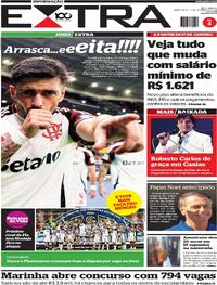 Capa do jornal Extra 11/12/2025
