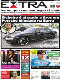Capa do jornal Extra 12/07/2025