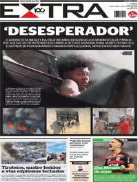 Capa do jornal Extra 13/02/2025