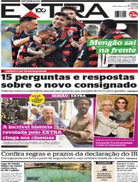 Capa do jornal Extra 13/03/2025