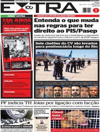 Capa do jornal Extra 13/11/2025