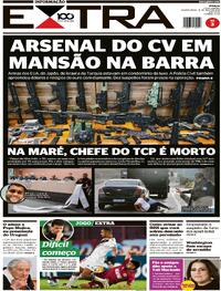 Capa do jornal Extra 14/05/2025