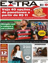 Capa do jornal Extra 14/12/2025