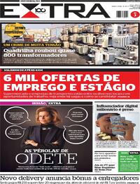 Capa do jornal Extra 15/10/2025