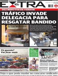 Capa do jornal Extra 17/02/2025
