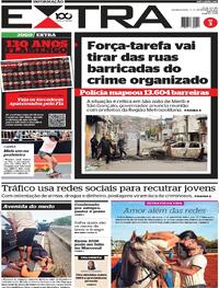 Capa do jornal Extra 17/11/2025