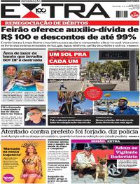 Capa do jornal Extra 18/02/2025
