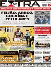Capa do jornal Extra 18/06/2025