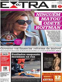 Capa do jornal Extra 18/10/2025