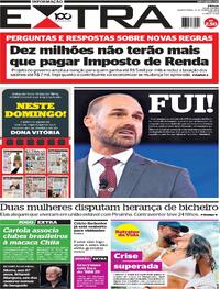Capa do jornal Extra 19/03/2025